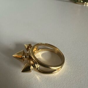 Honey Gold 3 Spike Ring